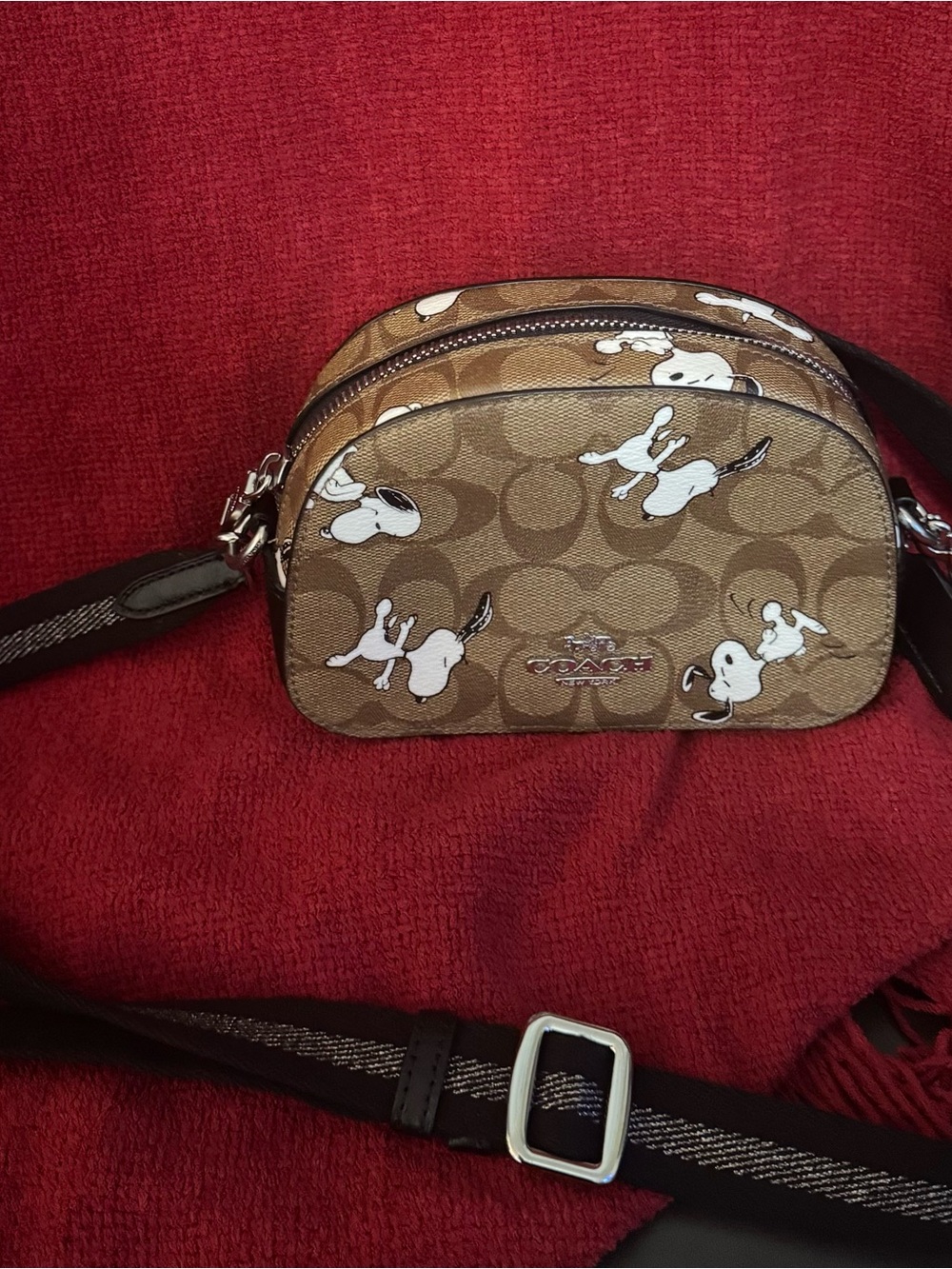 Coach Peanuts collectors item: Snoopy Crossbody Bag